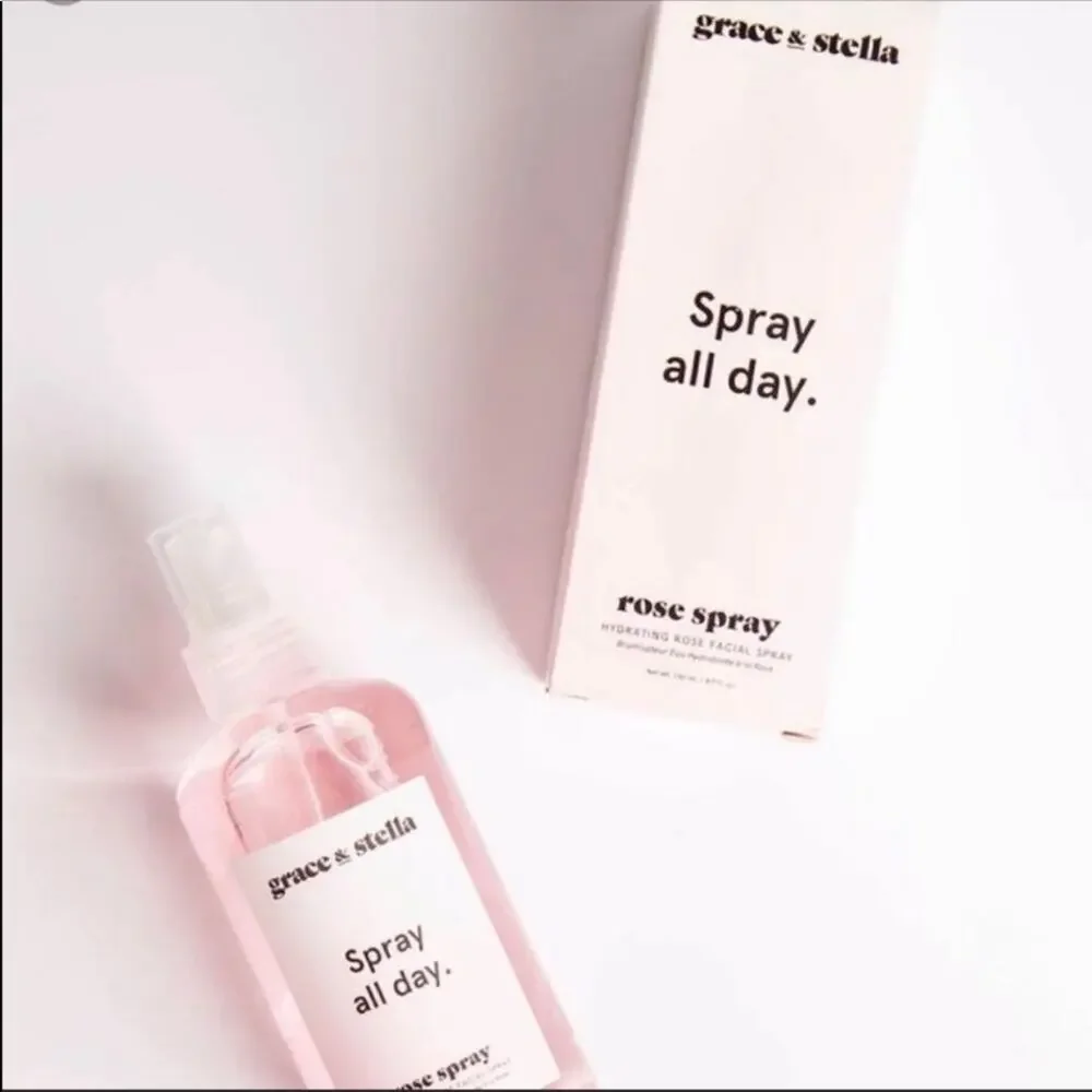 NEW Grace & Stella ROSE Spray All Day Fabfitfun Box Sealed NIB Skincare FFF
